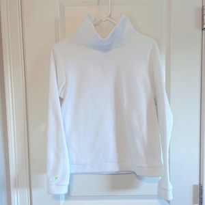 Dudley Stephens Park Slope Turtleneck in Off White